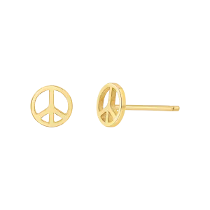 Peace Stud Earrings