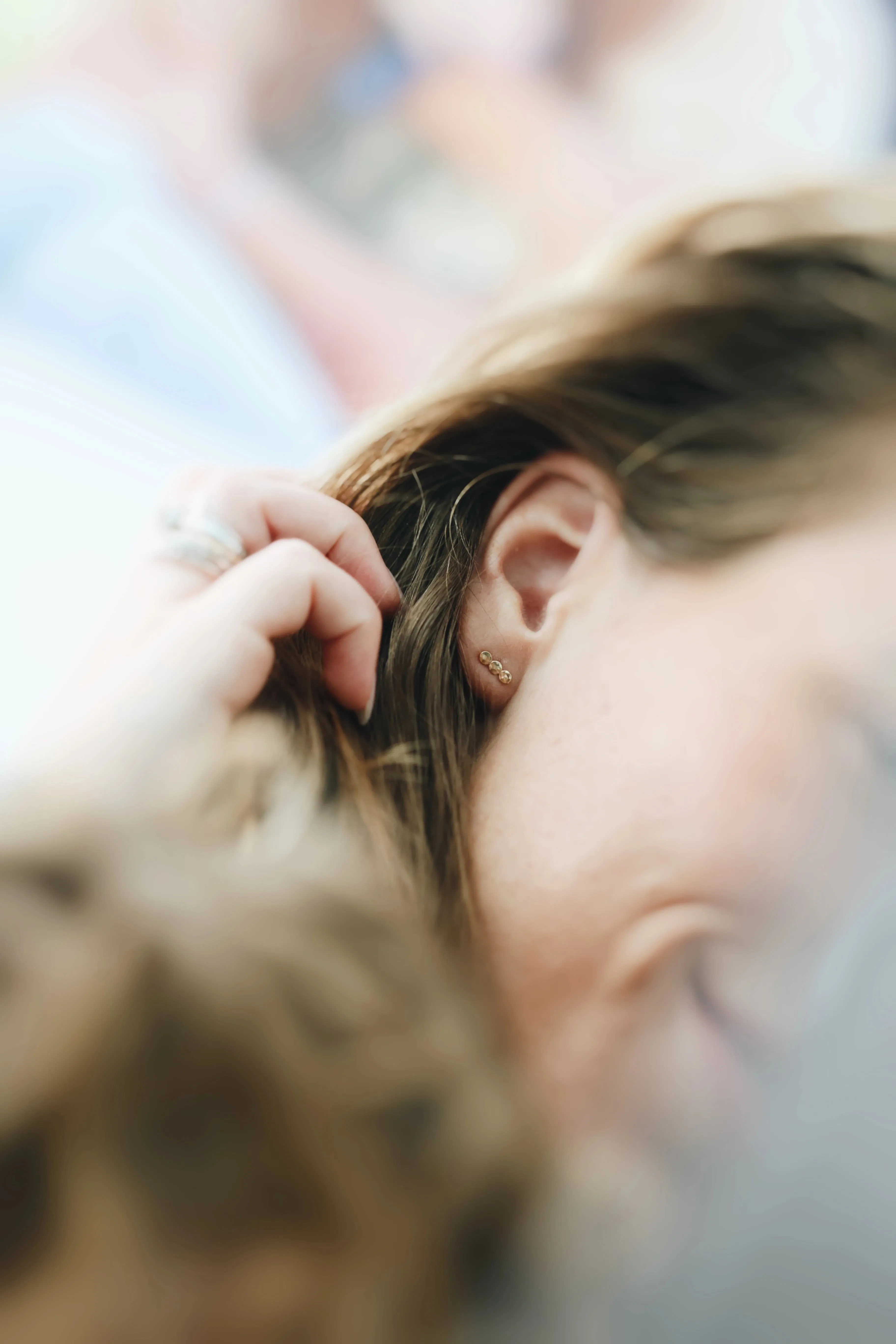 Pebble Stud Earrings