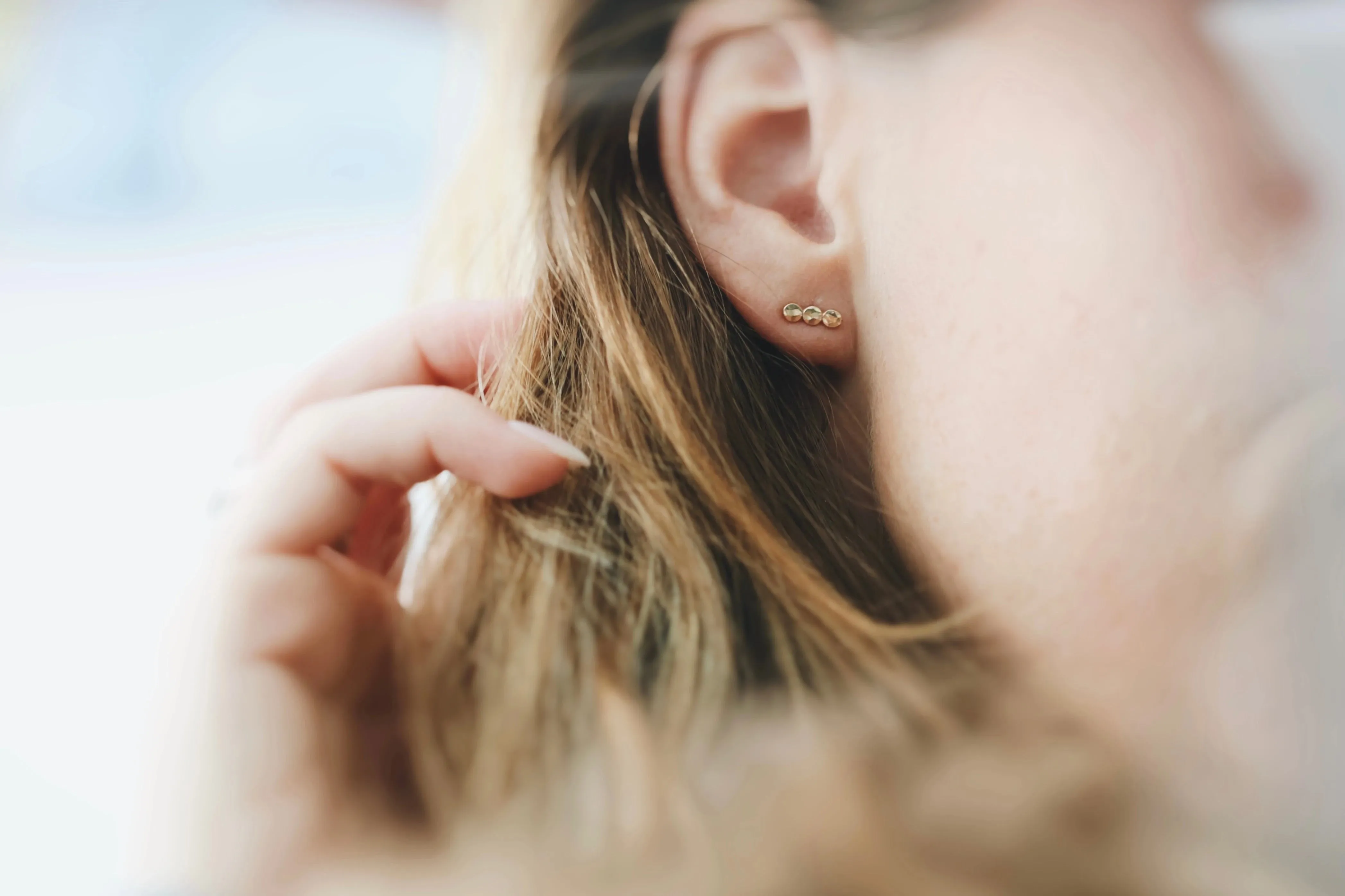 Pebble Stud Earrings