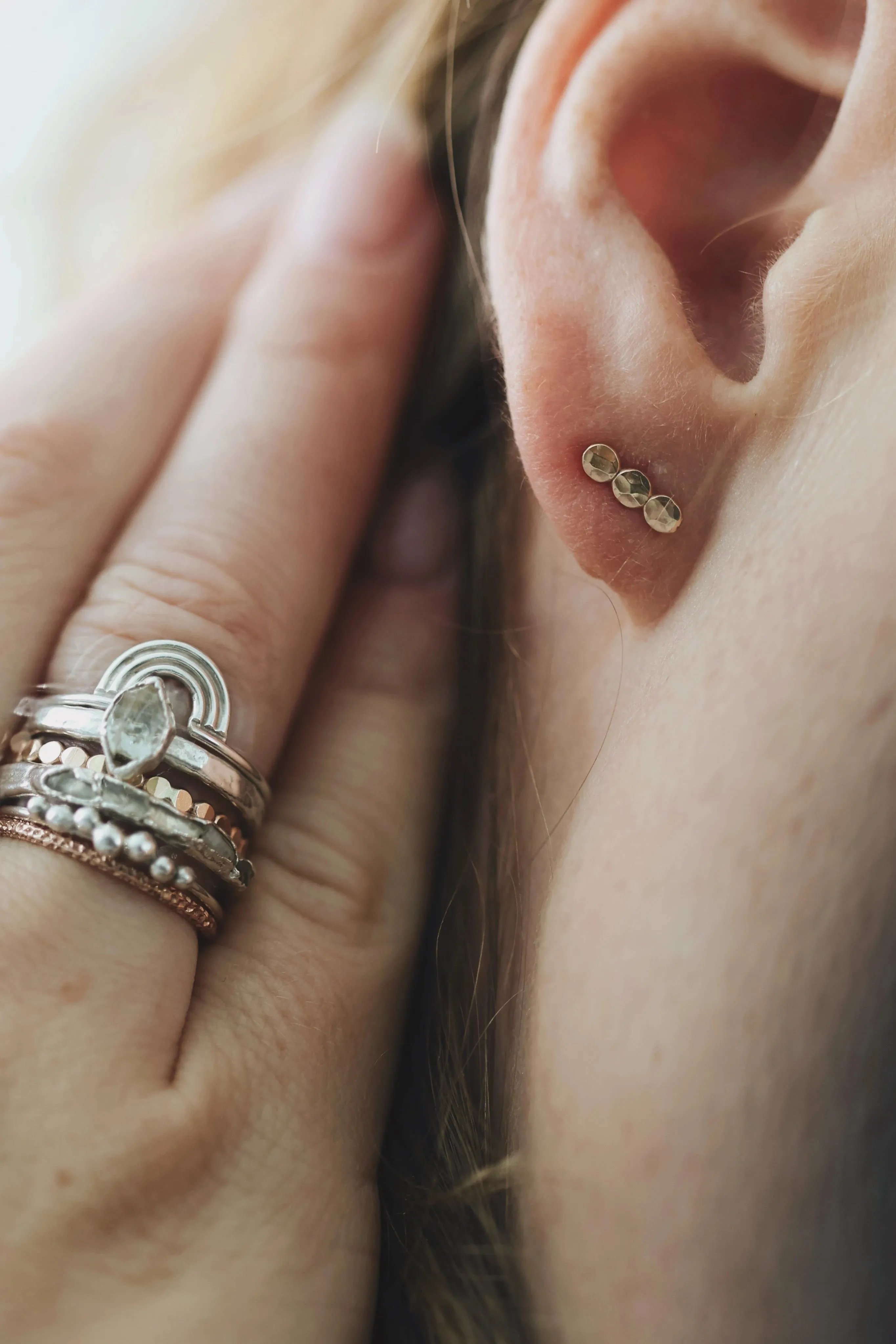 Pebble Stud Earrings