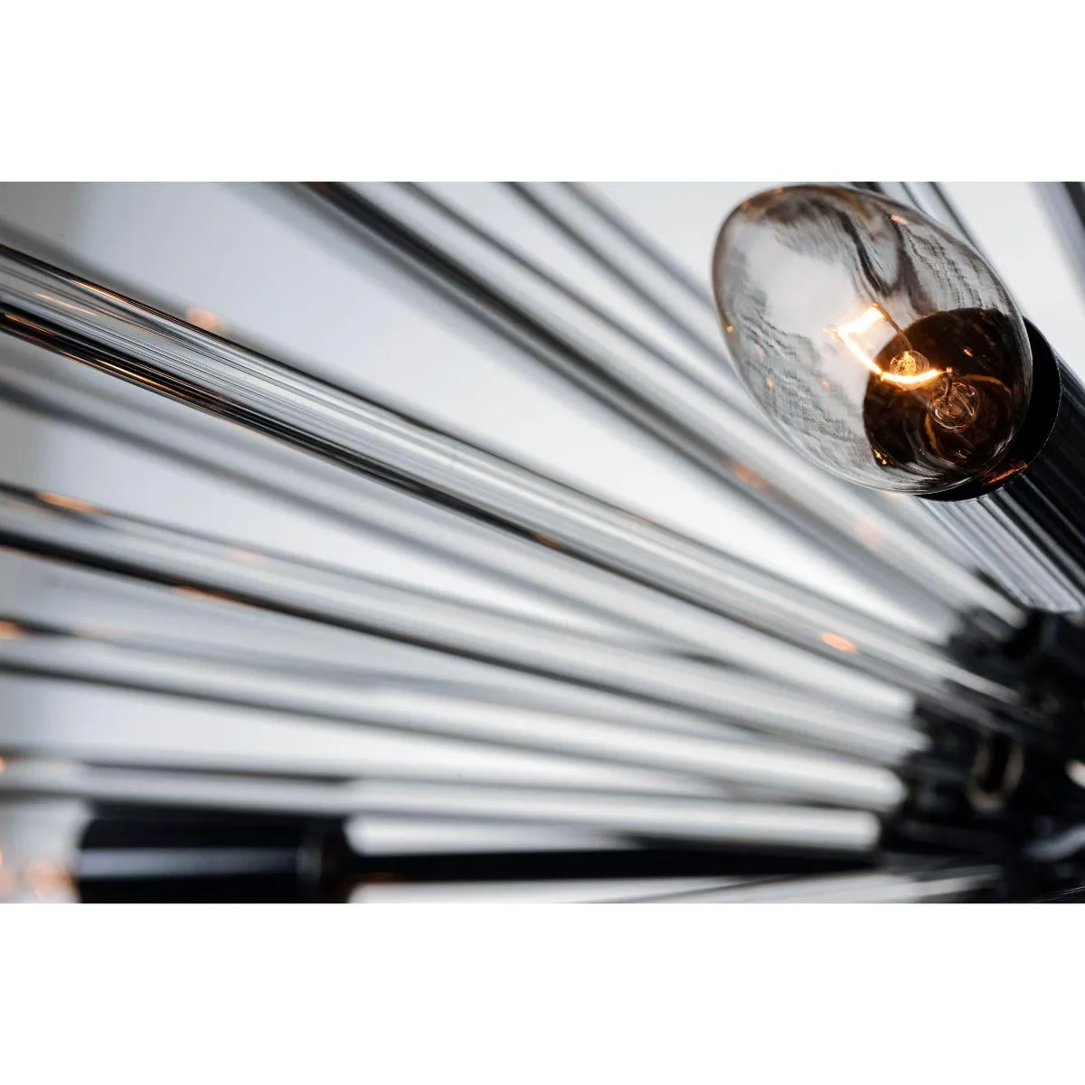 Polaris 38 in. 16 Lights Pendant Light Polished Chrome Finish