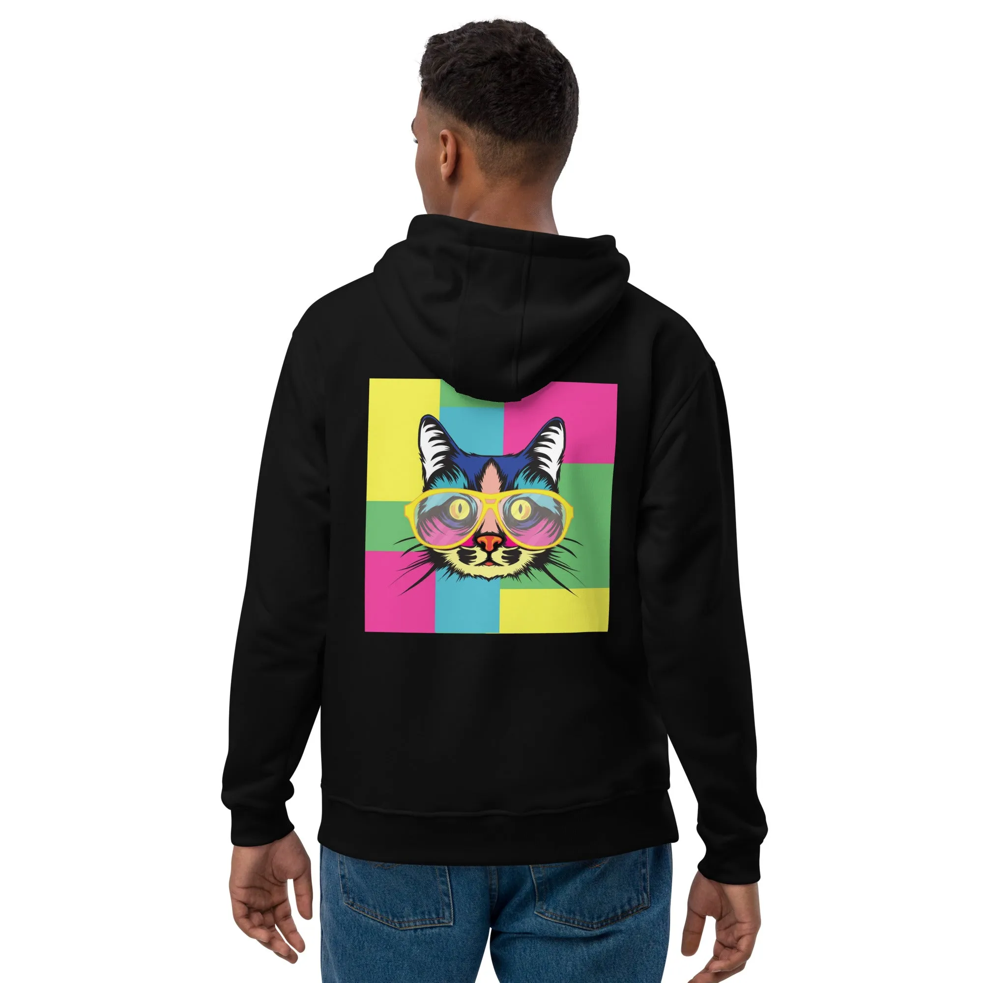 Premium eco hoodie with Pop art design sourced Vecteezy.com