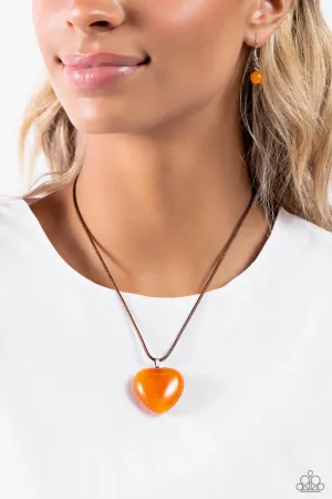 Serene Sweetheart - Orange Paparazzi Accessories