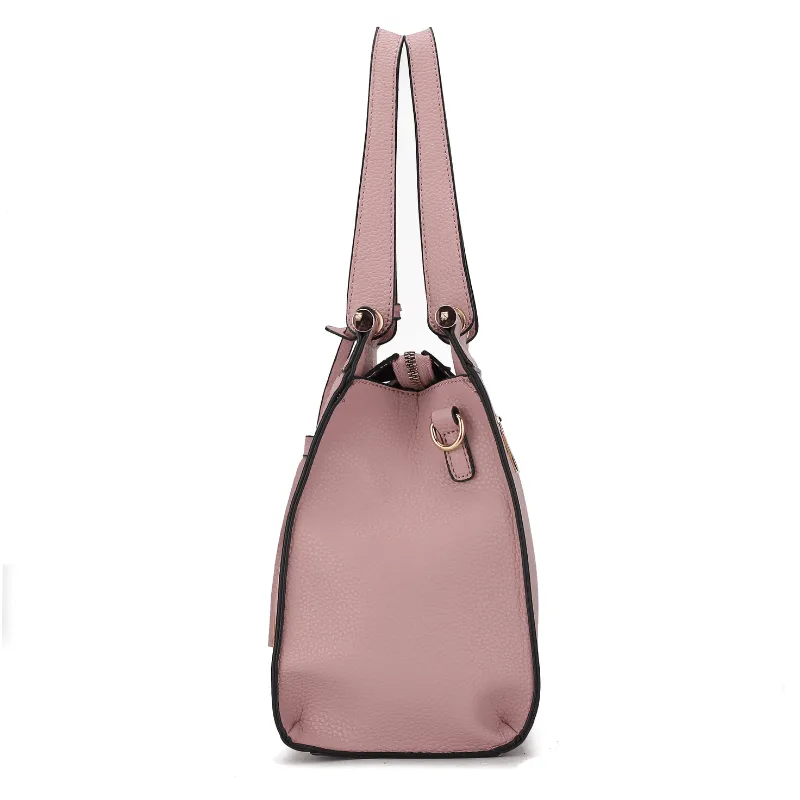 Shelby Satchel Handbag with Wallet Vegan Leather