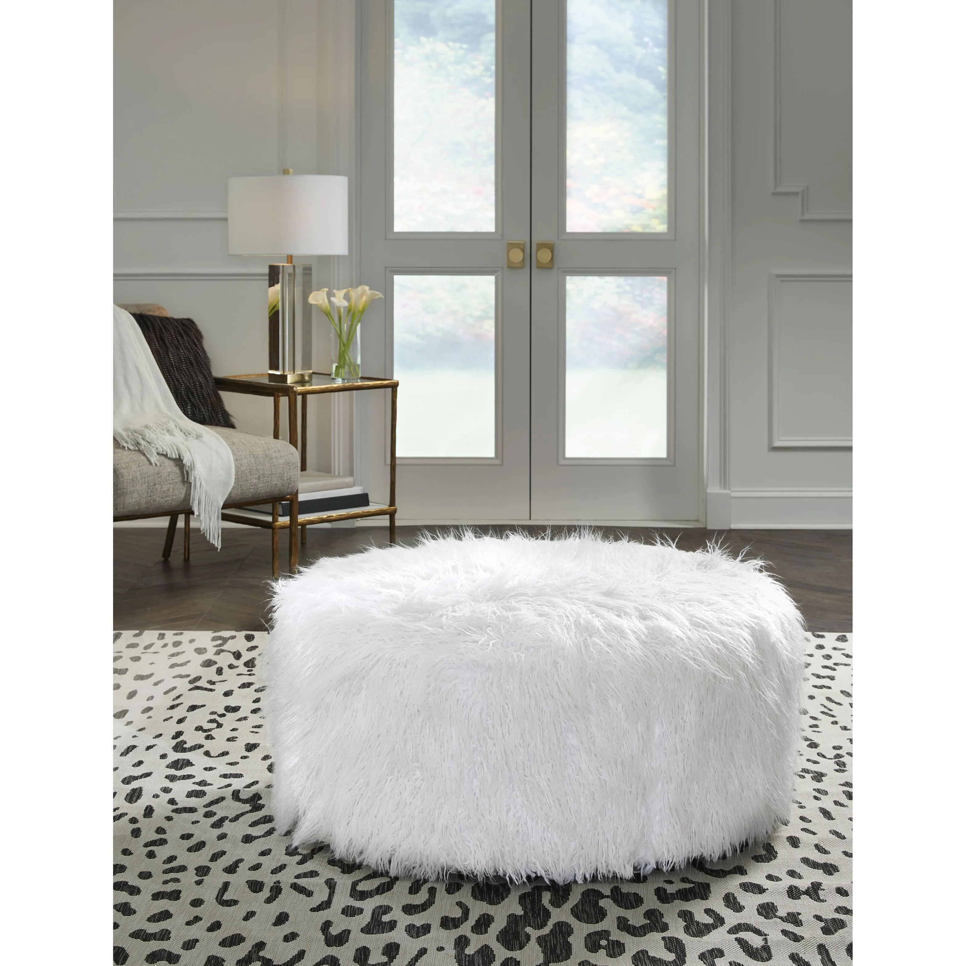 Signature Design by Ashley Galice Fabric Ottoman A3000334