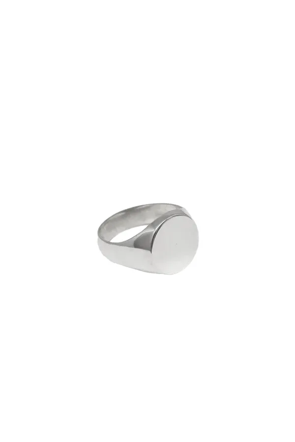 Signet Ring- Circle Silver