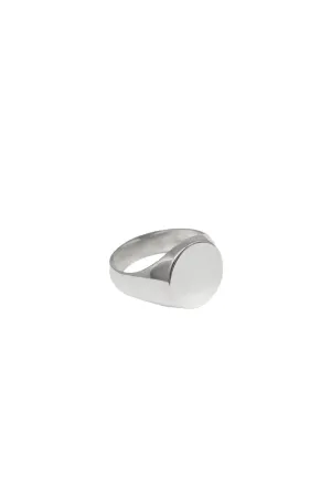 Signet Ring- Circle Silver