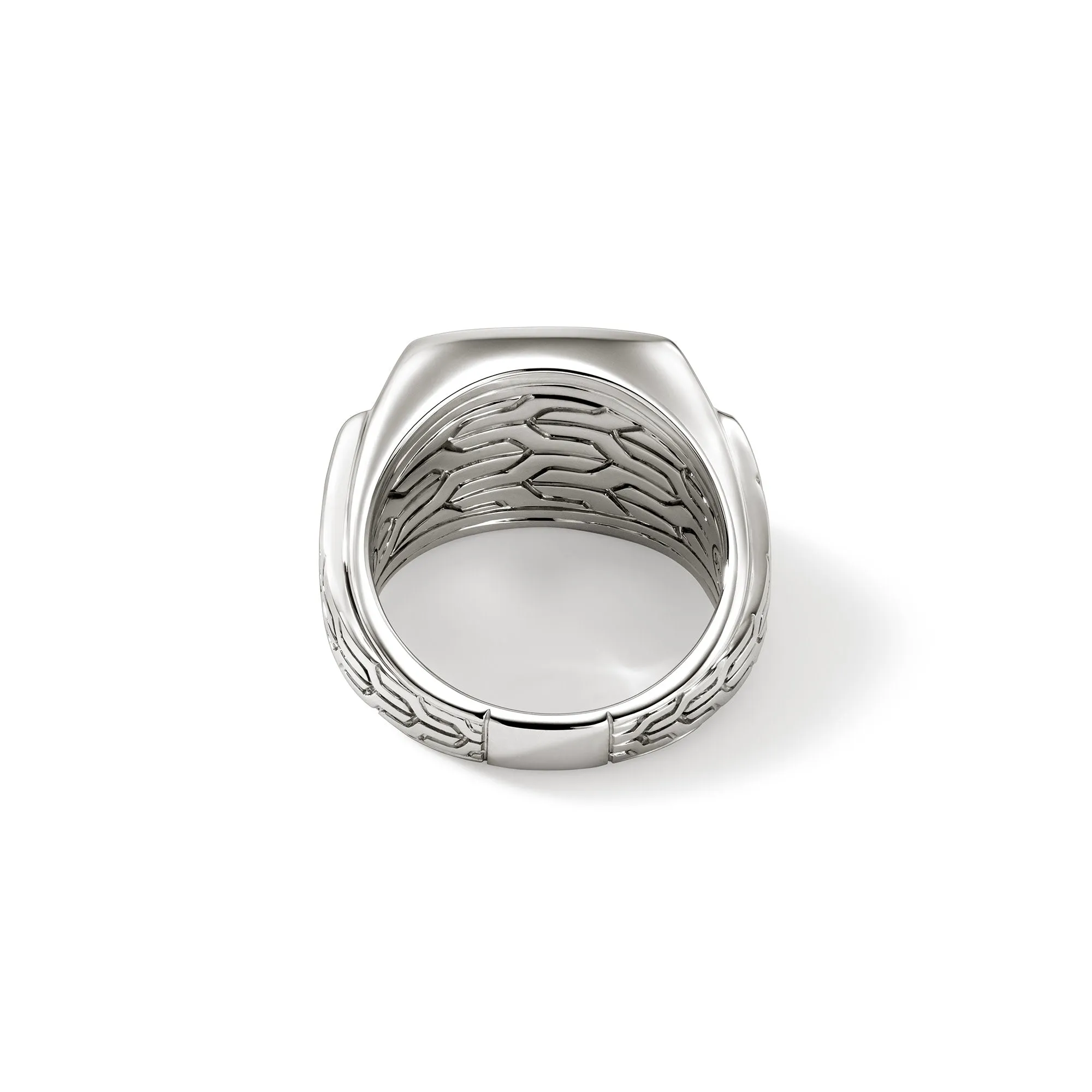 Signet Ring, Sterling Silver, Gemstones|RMS9010984BLS