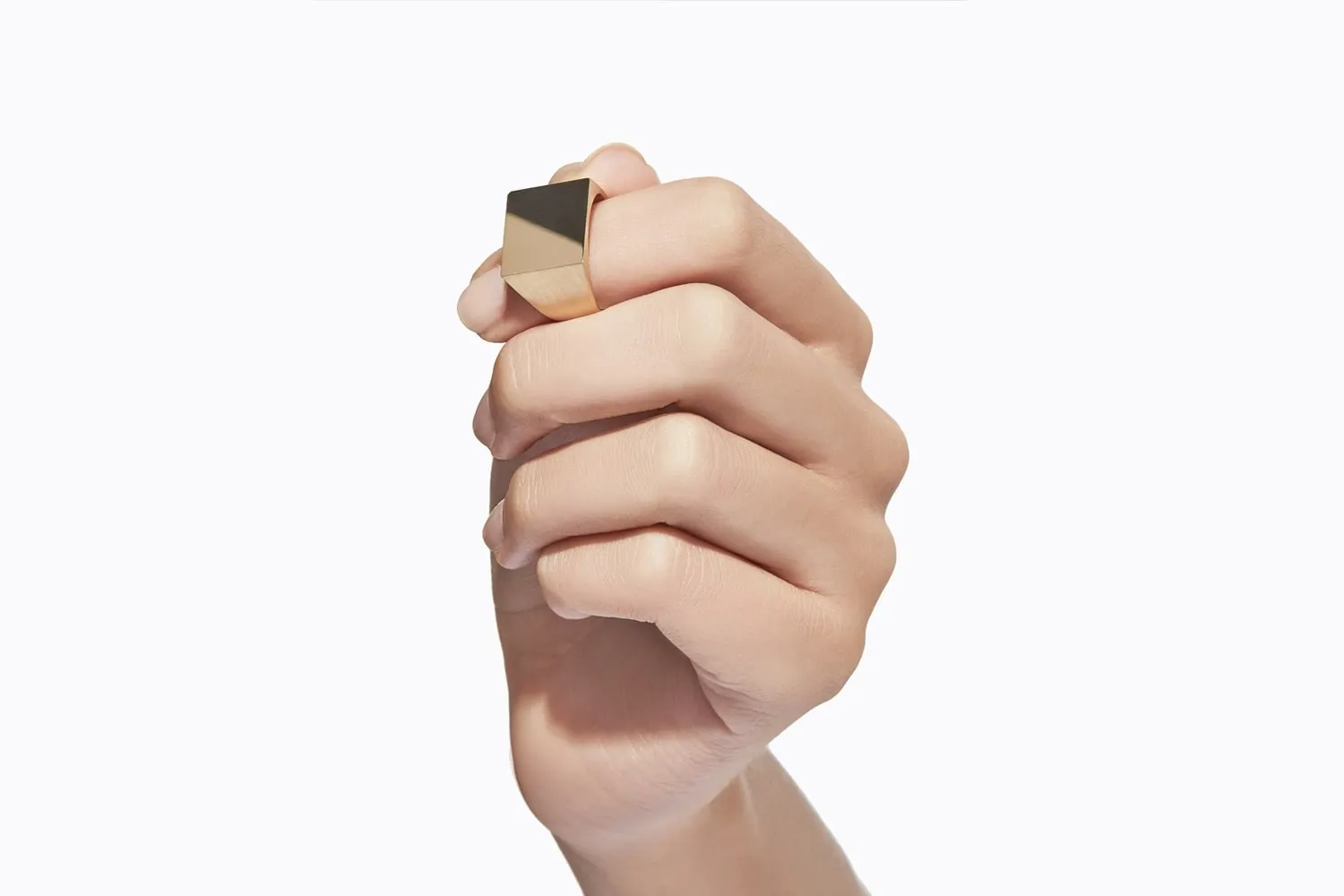 Signet Square Ring