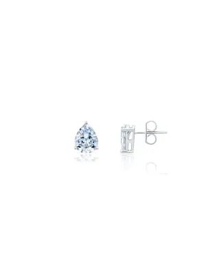 Small Pear Post Earrings Sale