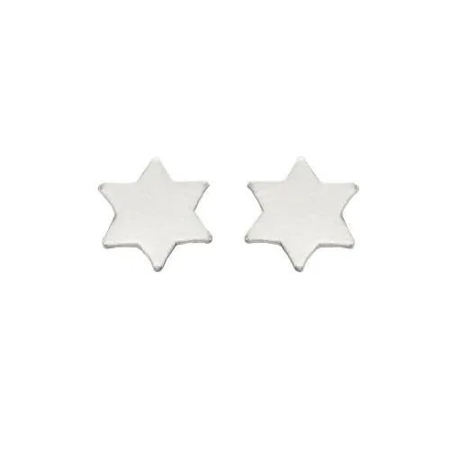 Small Sterling Silver Star Stud Earrings