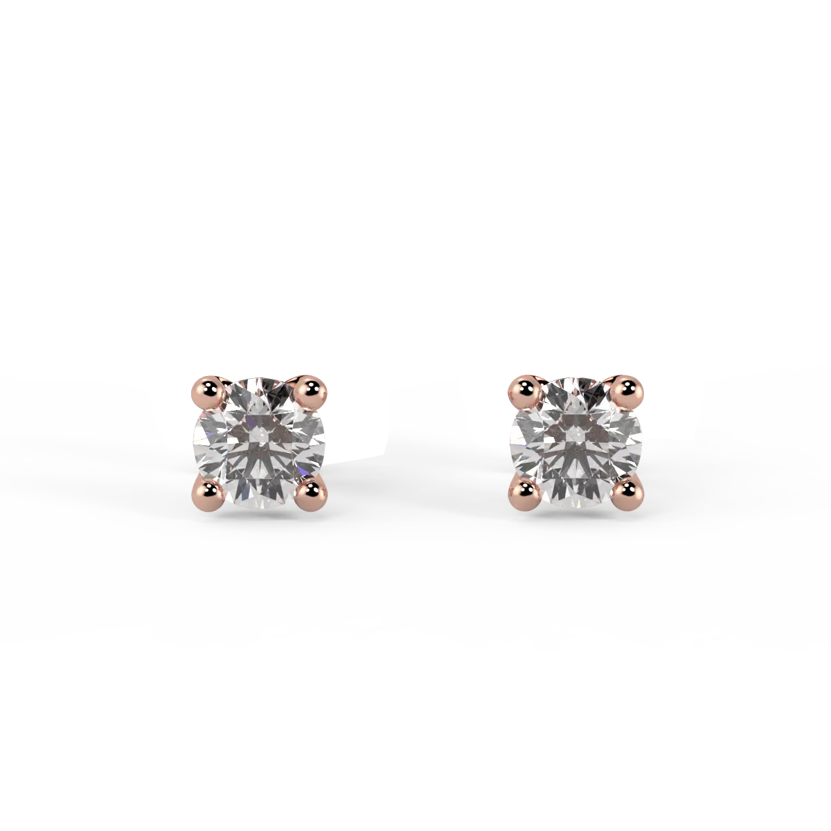 Solitaire mini earrings