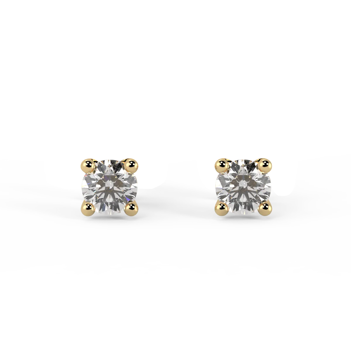 Solitaire mini earrings