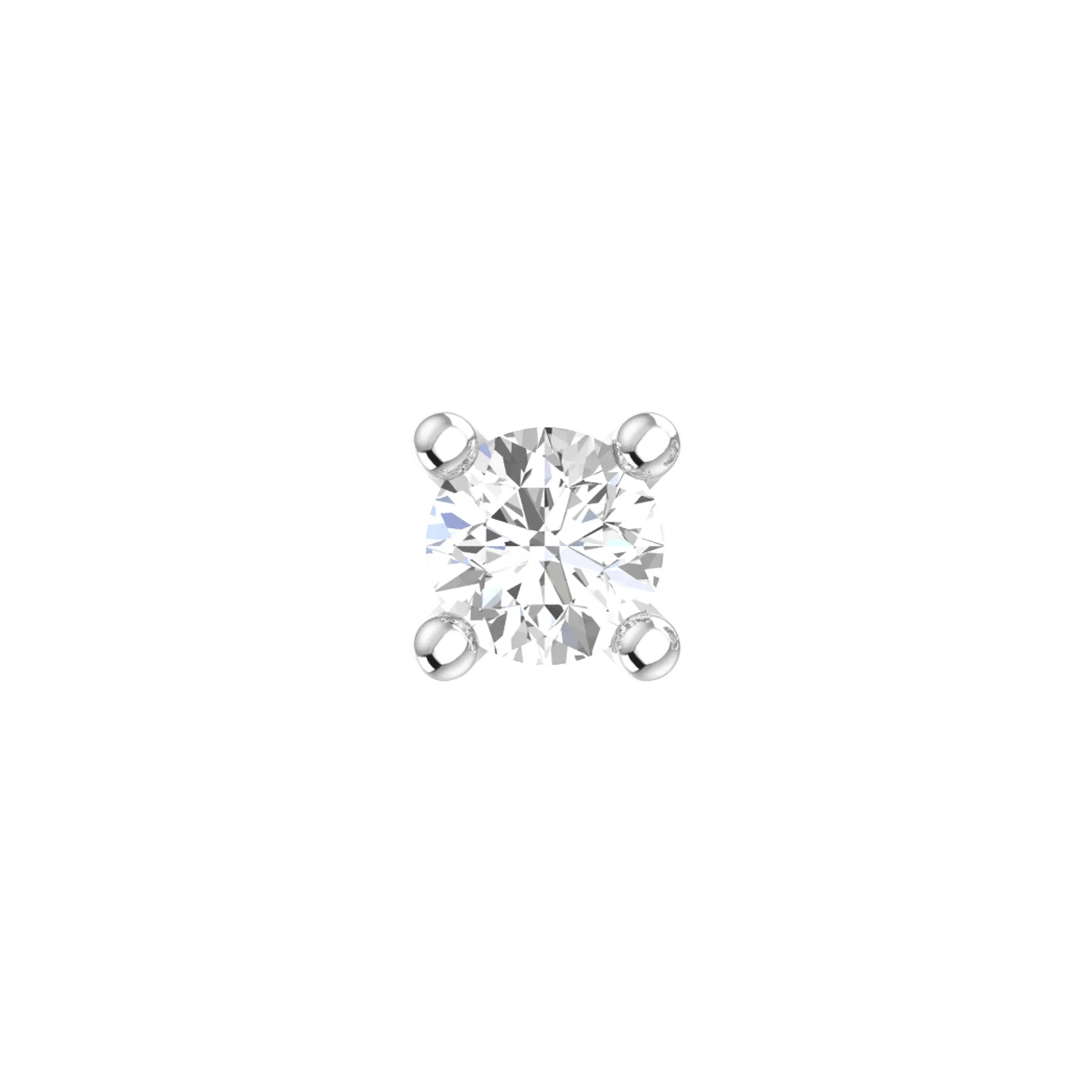Solitaire mini earrings