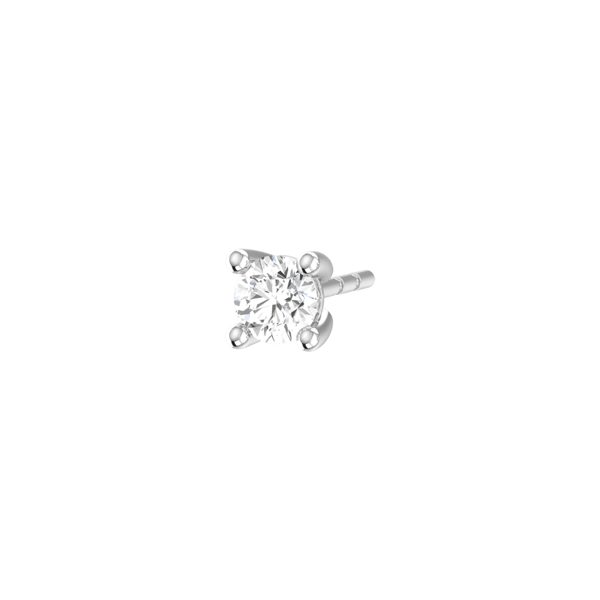 Solitaire mini earrings