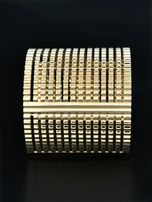 Textured Cuff Bangle