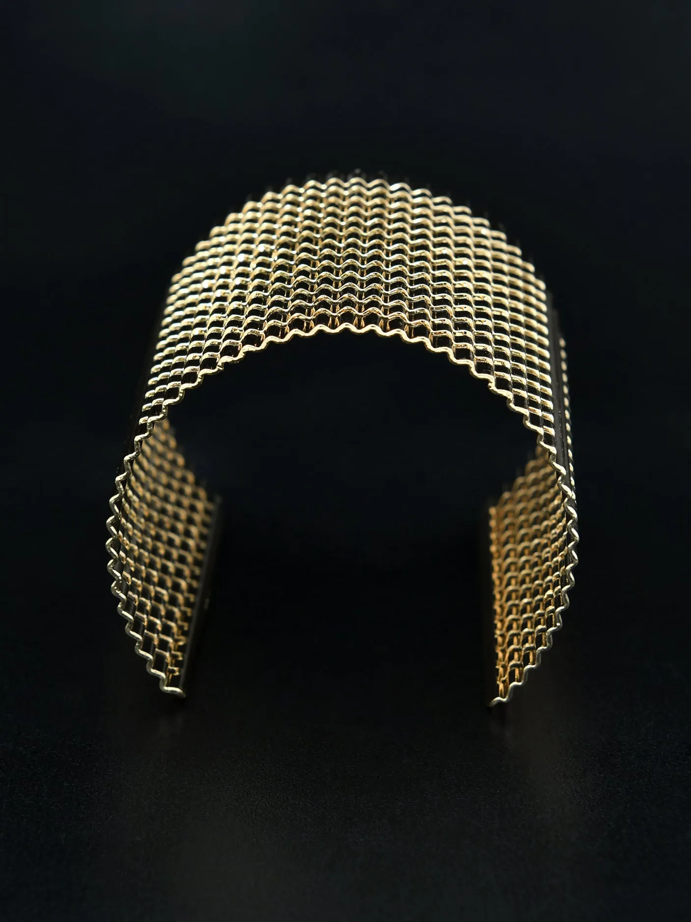 Textured Cuff Bangle