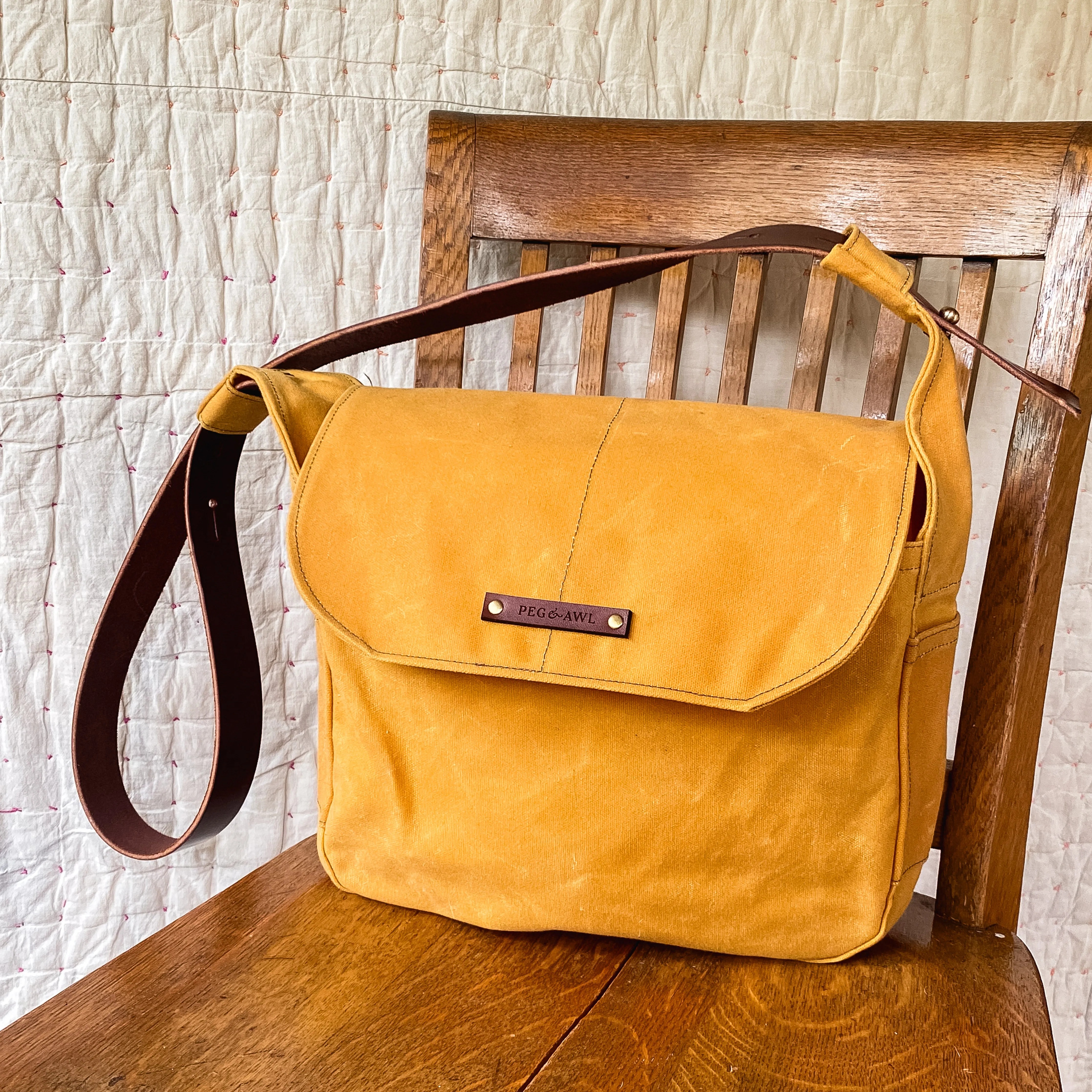 The Finch Satchel in Marigold
