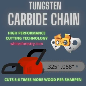 Tungsten Carbide Chain Maya ST .325" .058" Low-Kickback