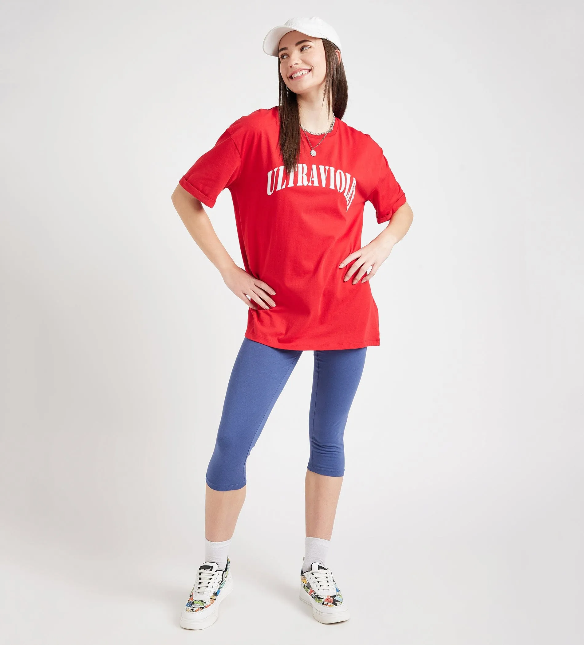 Ultraviolet Oversized Tee