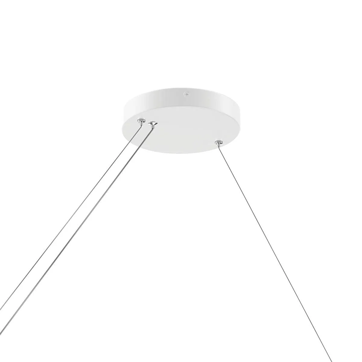 Walman 35 in. LED Chandelier White finish