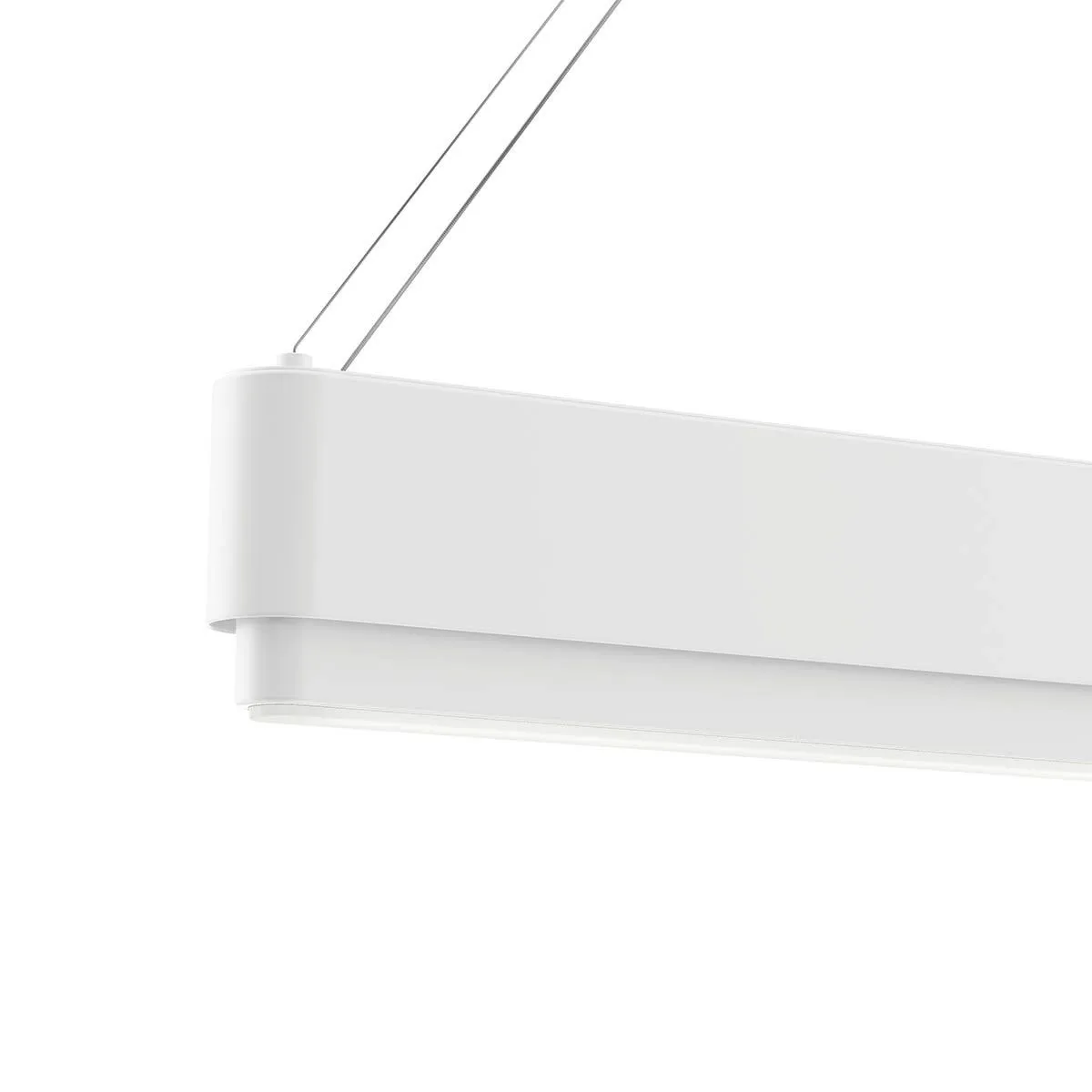 Walman 35 in. LED Chandelier White finish