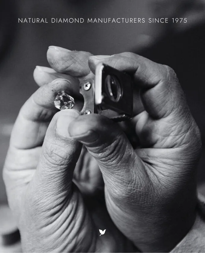 White Diamond Signet Ring