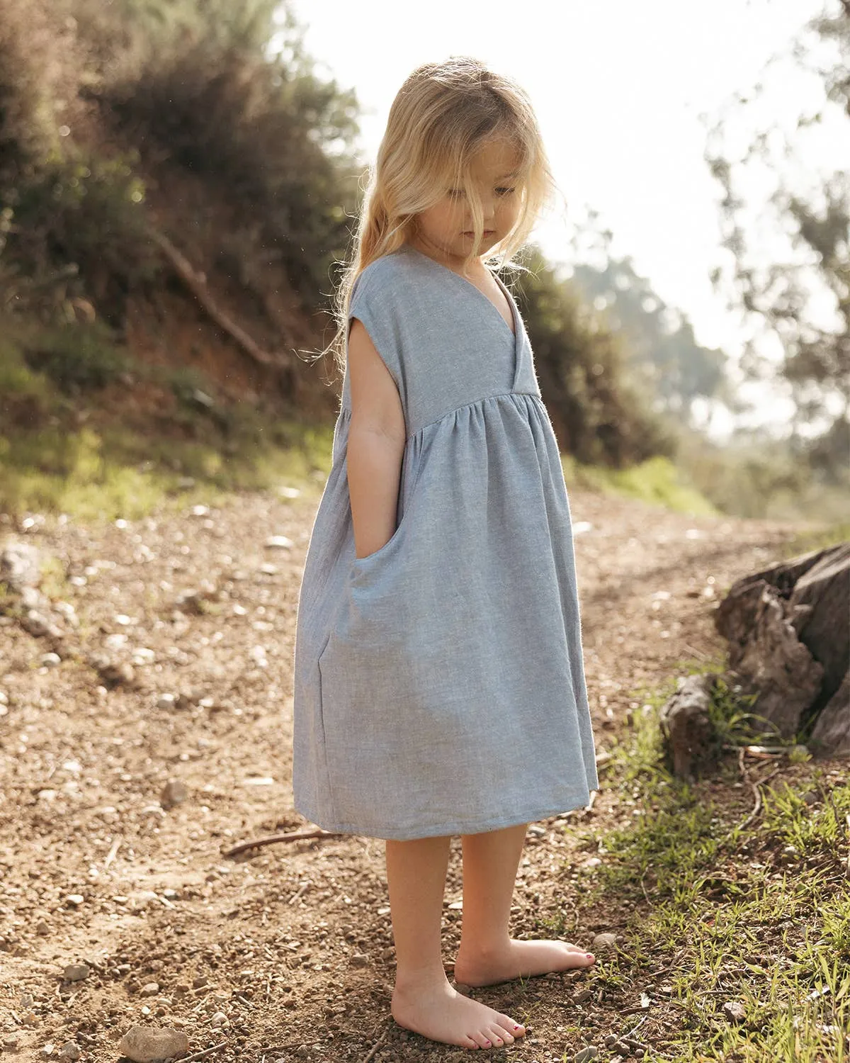 Yoko Dress: Sky Blue